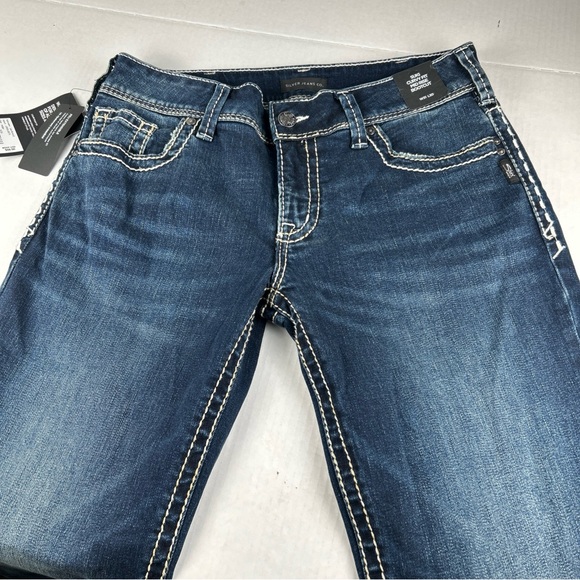 Silver Jeans Suki curvy fit mid rise Boot Cut Denim‎ 31/30 new with tags - Picture 1 of 11